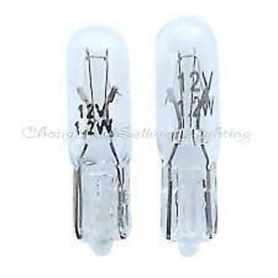 2 x T5 (286) DASHBOARD SMALL CAPLESS WEDGE 12V 1.2W DASHBOARD PANEL LIGHT BULBS