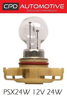 PSX24w 12V 24W PG20-7 REVERSE FOGLIGHT DRL SIDELIGHTS CLEAR BULB CITROEN DS3