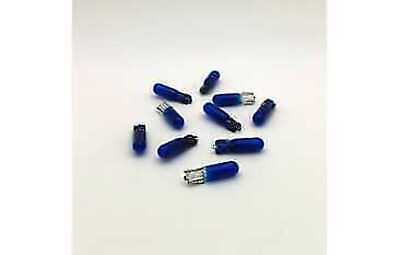 10 x 286 Blue Car Dashboard Instrument Panel Bulbs 286B T5 12v 1.2w W2x4.6D Bulb