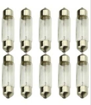 10 x 269 12v 18w C5W Festoon Bulb T11 x 31MM INTERIOR BULBS CLEAR