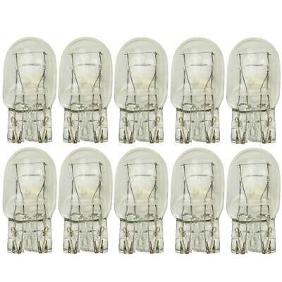 10 x T20 W21/5W 7443 580 Clear Glass Bulbs DRL Indicator Side Lights Brake Stop
