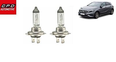 Mercedes-Benz A-Class 2012-15 CLEAR HEADLAMP HEADLIGHTS HALOGEN BULBS PAIR