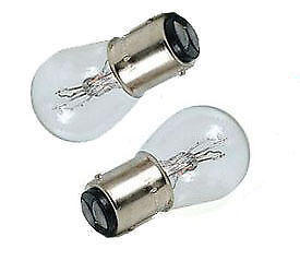 2 x 380 12V P21/5W Car Stop Brake Tail Double Rear Light Bayonet Bulbs BAY15D