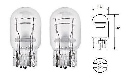 2 x T20 W21/5W 7443 580 Large Bulbs DRL Indicator Stop Brake Side Lights Capless