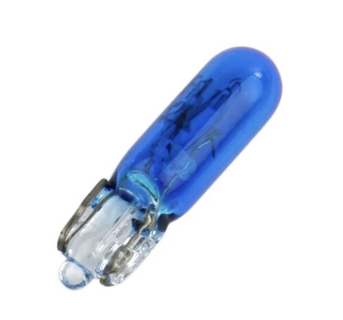 2 x 286 Blue Car Dashboard Instrument Panel Bulbs 286B T5 12v 1.2w W2x4.6D XENON