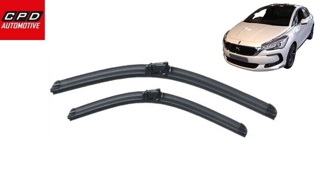 DS DS5 HATCHBACK 2015-ONWARDS Front Aero Wiper Blades 30"+26" FLAT Wipers Pair