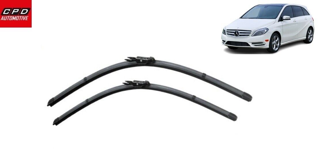 Mercedes B-Class W246 2011-2015 Front FLAT Aero Wiper Blades 26"+19" Wipers Pair