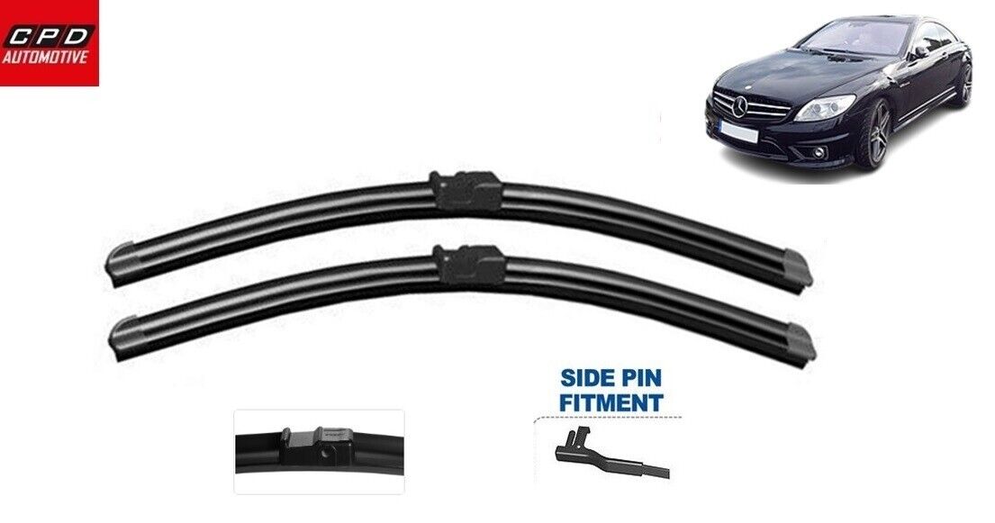 Mercedes CL Class W216 COUPE 2006-14 Front Aero Wiper Blades 28"+28" Wipers Pair