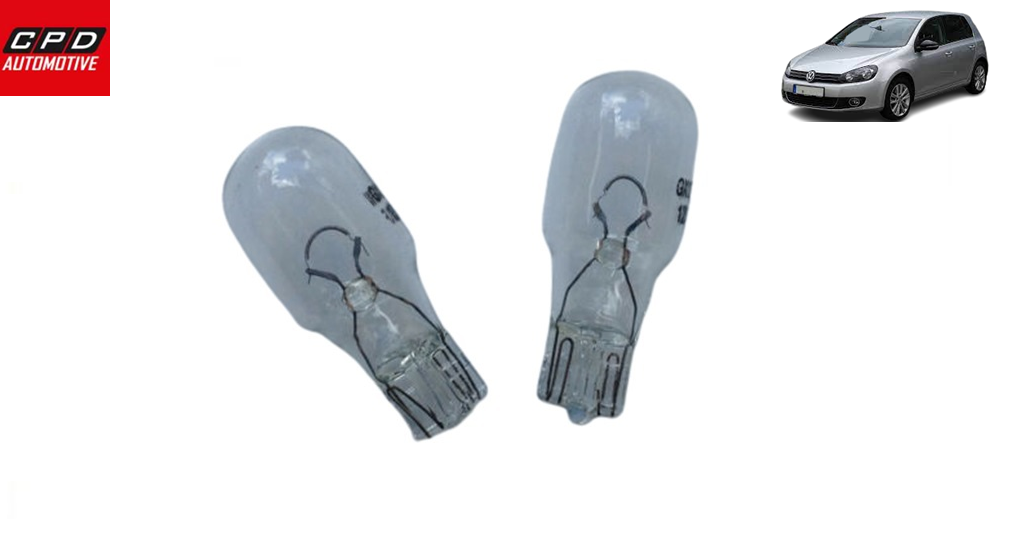 VW Golf MK6 Hatchback 2009-12 Rear Parking/Tail 955 W16W HALOGEN BULBS PAIR