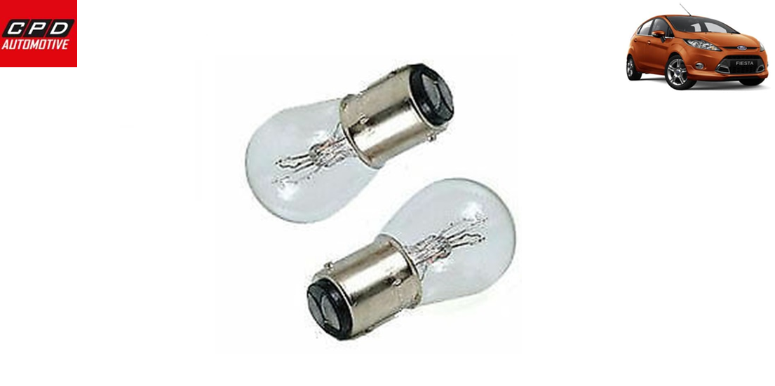 Ford Fiesta MK7 2009-2016 Brake Tail Car Stop Double Rear Light Bulbs PAIR