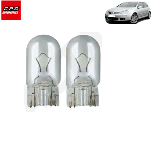 VW Golf MK5 Hatchback 2005-09 Sidelights Bulb BULBS 12V 5W CLEAR PUSH-IN PAIR