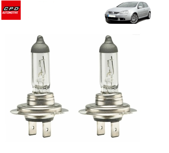 VW Golf MK5 Hatchback 2005-09 CLEAR HEADLAMP HEADLIGHTS HALOGEN BULBS PAIR