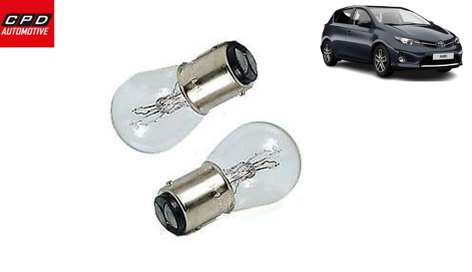 TOYOTA AURIS 2013-ON Brake Tail Car Stop Double Rear Light Bulbs PAIR
