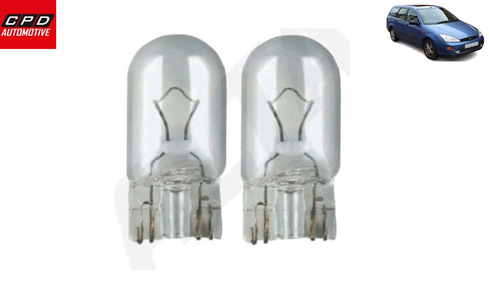 Ford Focus ESTATE MK1 1998-05 Sidelights Bulb BULBS 12V 5W CLEAR PUSH-IN PAIR