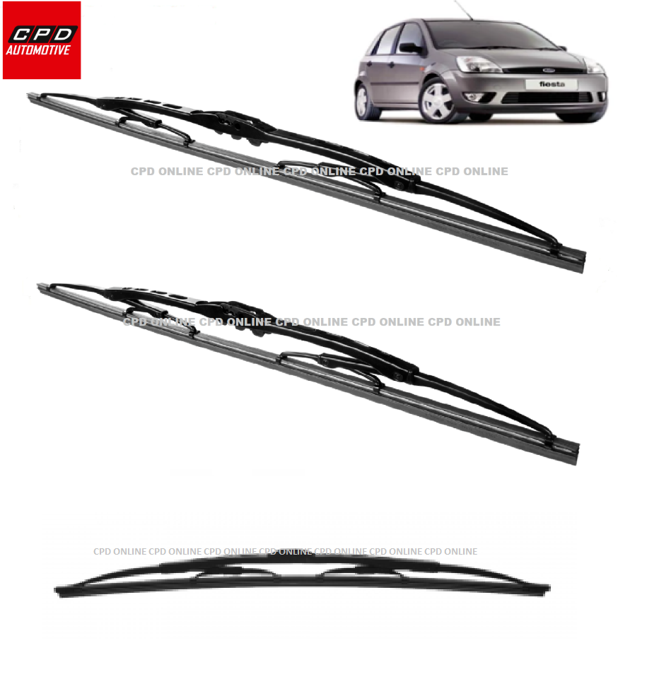Ford Fiesta HATCHBACK MK6 2002-2008 Front & Rear Wiper Blades 22"+16"+11" Wipers