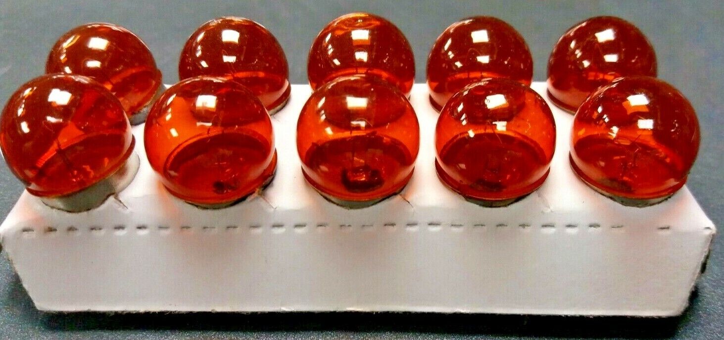 10 x 207 ba15s (G18) 12V 5W AMBER Bulb INDICATOR ORANGE BULBS REAR BACK LIGHTS