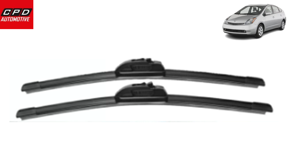 TOYOTA PRIUS 2003-2009 Front UNIVERSAL AERO FLAT Wiper Blades 26"+16" Wipers