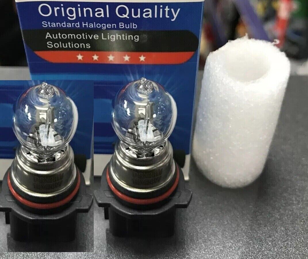 2 x PSX26W DRL BULBS FRONT CLEAR 12V FOG AUDI P13W BULB SIDE LIGHT HALOGEN PAIR