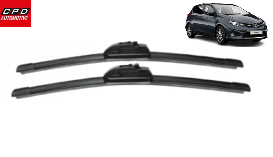 TOYOTA AURIS 2013-ON Front UNIVERSAL AERO FLAT Wiper Blades 26"+14" Wipers Pair