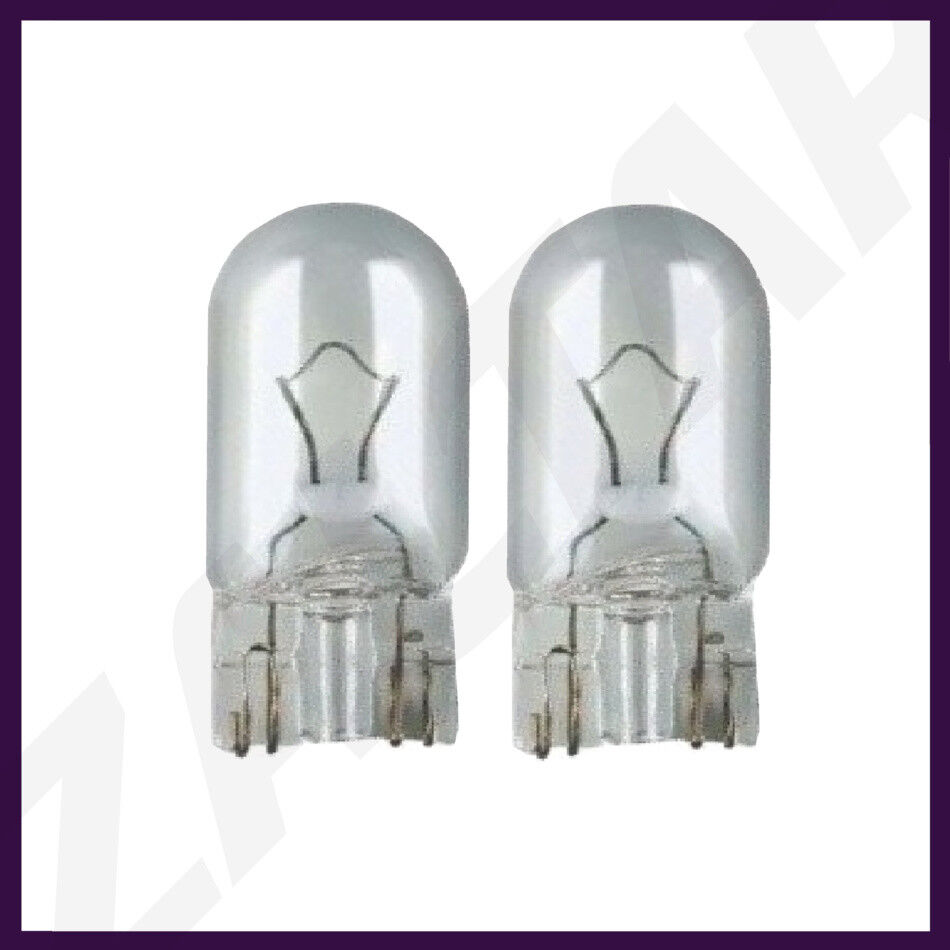 2 x 501 W5W 12V 5W CLEAR REAR CAPLESS NUMBER PLATE Bulb Bulbs T10 PAIR WEDGE CAR
