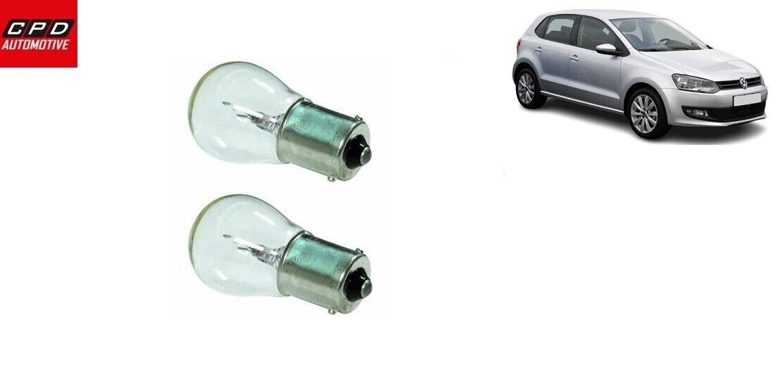 VW Polo MK5 Hatchback 2009-17 BRAKE STOP/TAIL LIGHT BULB HALOGEN BULBS PAIR