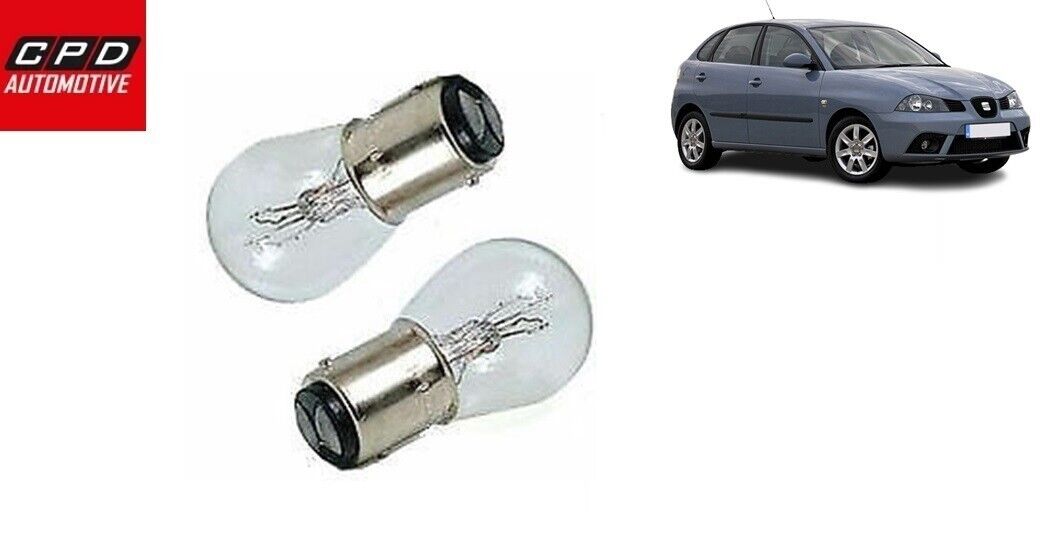 Seat Ibiza Hatchback 2006-09 REAR PARKING LIGHT HALOGEN BULBS PAIR