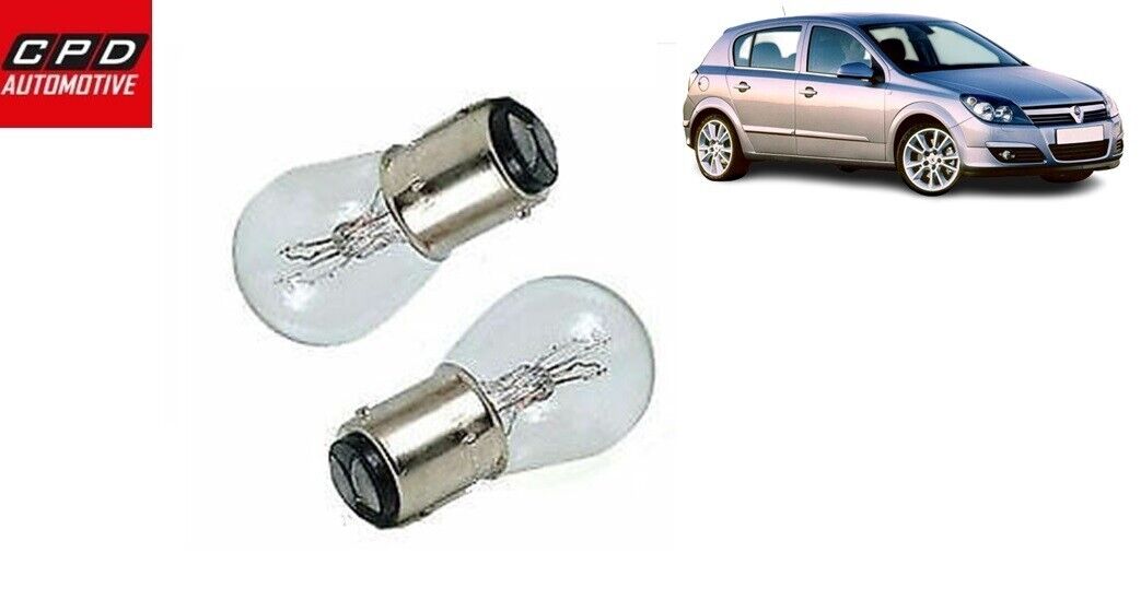 Vauxhall Astra H 2005-09 Brake Tail Car Stop Double Rear Light Bulbs PAIR