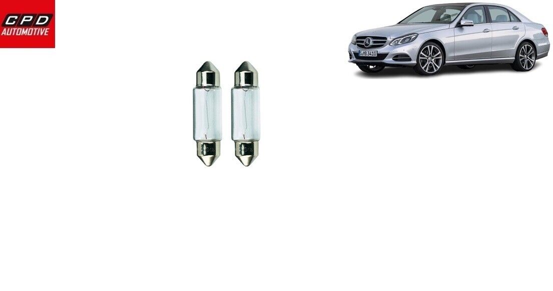 Mercedes-Benz E Class 2009-14 NUMBER PLATE REGISTRATION BULB BULBS FESTOON CLEAR