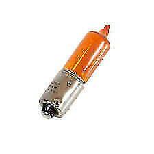 H21W Amber Orange Halogen Indicator Bulb R435 12v 21w BAY9S Signal Offset pins
