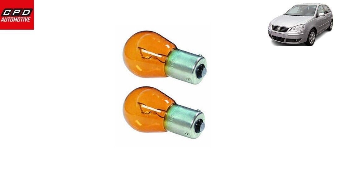 VW Polo MK4 Hatchback 2001-2009 FRONT INDICATOR LIGHT BULBS PAIR