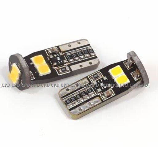 2 x 501 LED CAR Side Light Bulbs Wedge W5W T10 Canbus Error-Free XENON 6000K