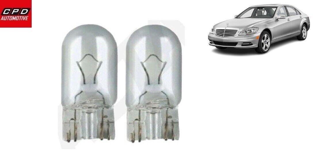 Mercedes-Benz S-Class 2005-13 REGISTRATION PLATE BULB BULBS PUSH-IN WEDGE CLEAR
