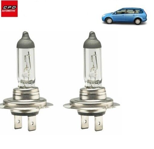 Ford Focus MK2 Estate 2005-2011 CLEAR HEADLAMP HEADLIGHTS HALOGEN BULBS PAIR