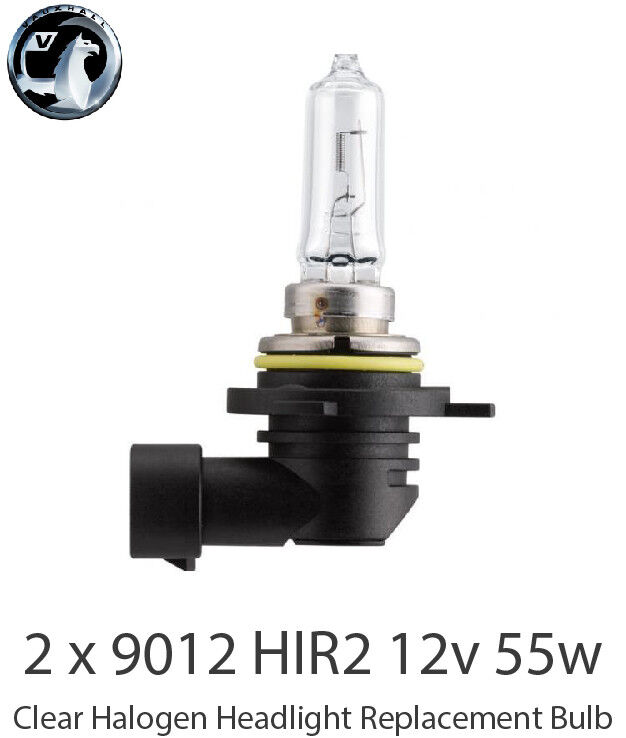 Vauxhall Cascada 2013-on 9012LL 12V 55W HIR2 PX22D HEADLIGHT Halogen Bulbs Pair