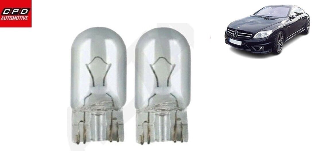Mercedes CL Class W216 COUPE 2006-14 SIDELIGHTS BULB CLEAR PAIR