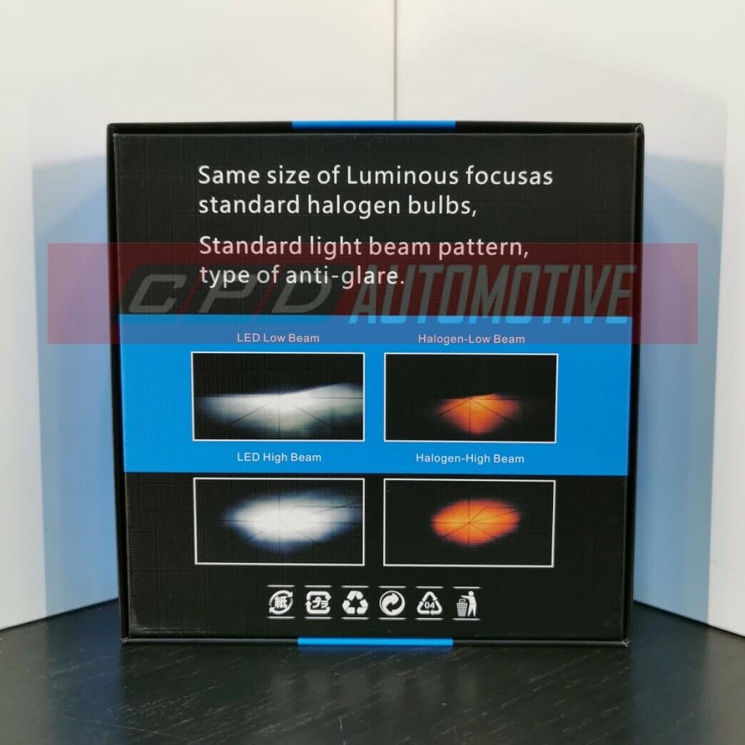 H7 XENON LED CAR HEADLAMPS CANBUS SYSTEM 12V 4800LM HEADLIGHTS BULBS 6500K WHITE