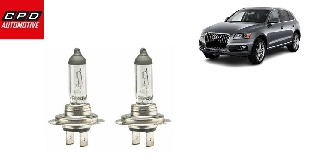Audi Q5 2008-17 CLEAR HEADLAMP HEADLIGHTS HALOGEN BULBS PAIR