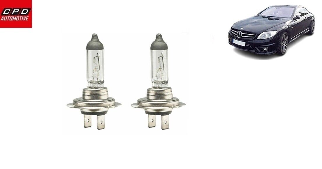Mercedes CL Class W216 COUPE 2006-14 CLEAR HEADLAMP HEADLIGHTS HALOGEN BULB PAIR
