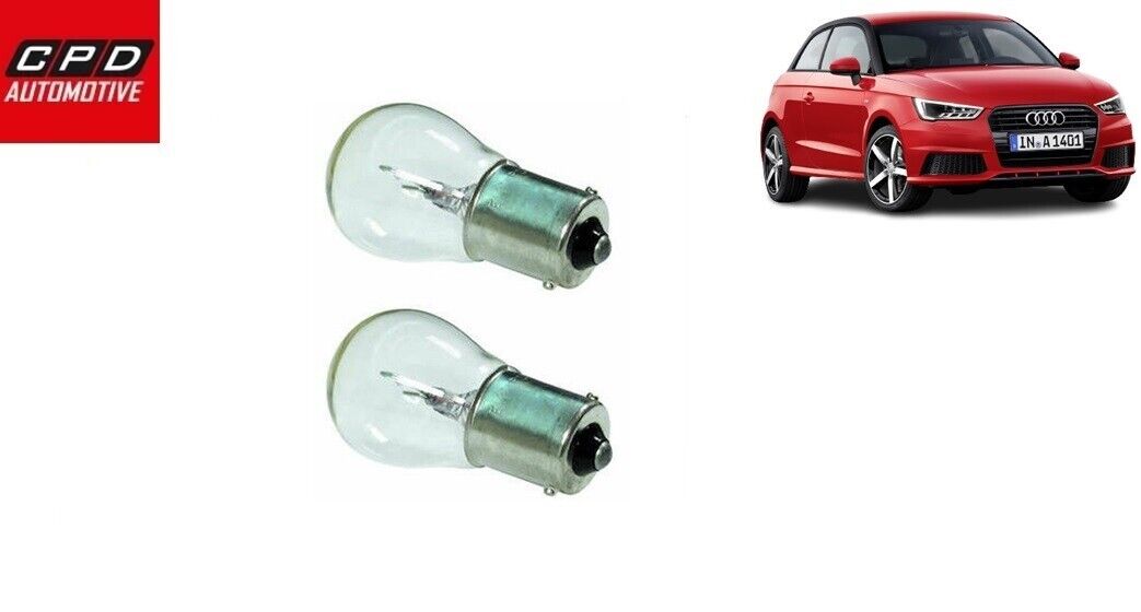 Audi A1 3DR Hatchback 2010-18 BRAKE STOP/TAIL LIGHT BULB HALOGEN BULBS PAIR