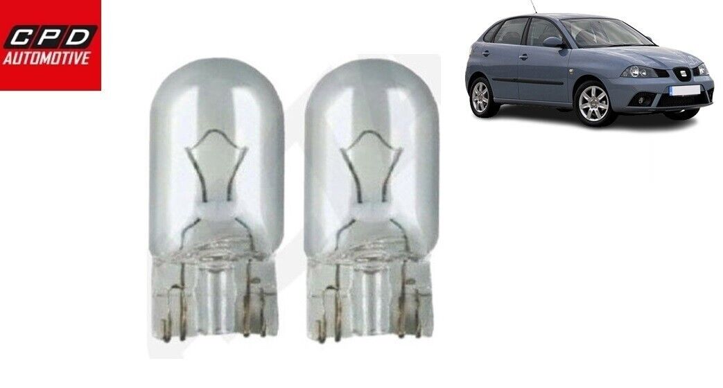 Seat Ibiza Hatchback 2006-09 SIDELIGHTS BULB CLEAR PAIR