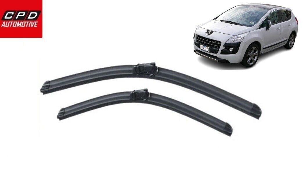 PEUGEOT 3008 (2009-2016) FRONT FLAT AERO VISION WIPER BLADES 32"+28" WIPERS PAIR
