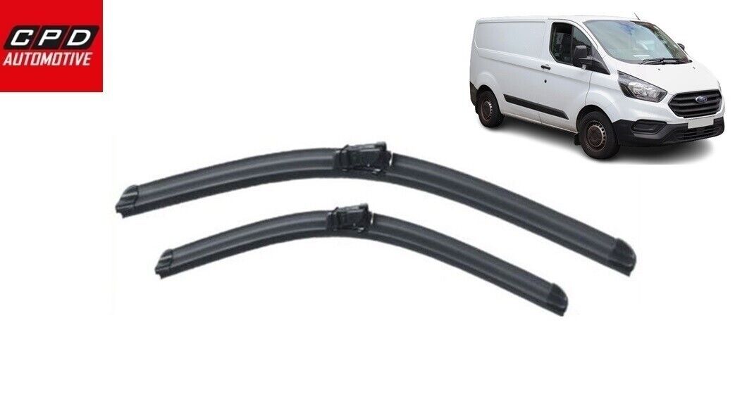 Ford Transit Custom 2012-2021 Front AERO FLAT Wiper Blades 30" + 28" Wipers Pair