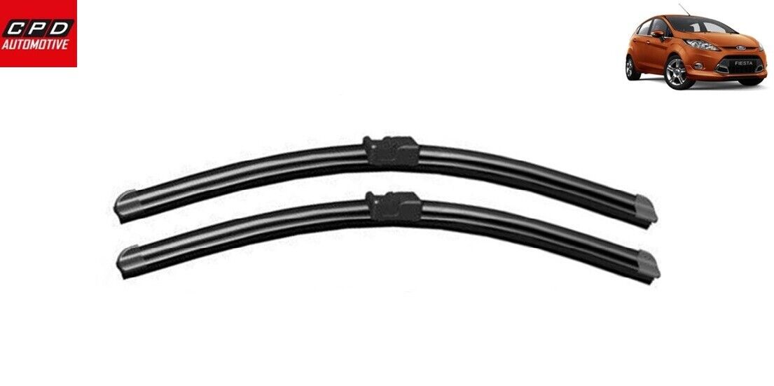 Ford Fiesta HATCHBACK MK7 2008-2017 Front Aero Wiper Blades Pair 26"+16" Wipers
