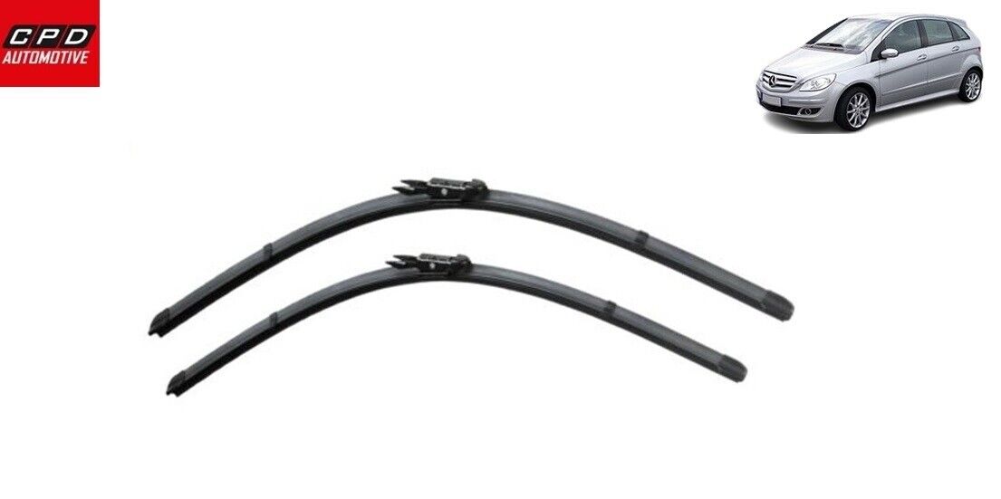 Mercedes B-Class W245 (2005-11) Front FLAT Aero Wiper Blades 26"+22" Wipers Pair