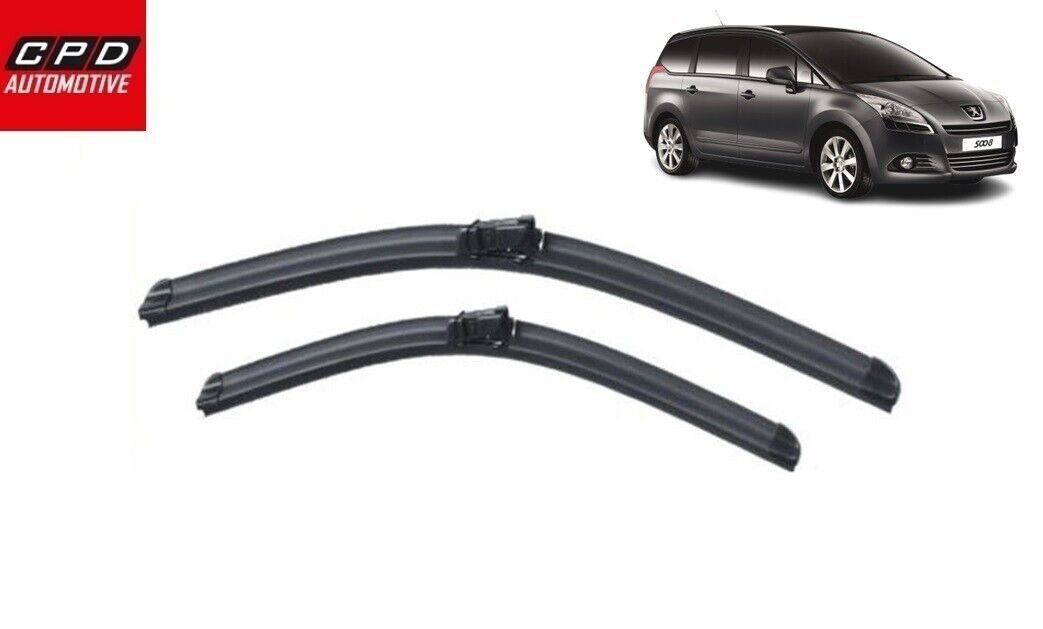 PEUGEOT 5008 SUV 2009-2017 FRONT FLAT AERO WIPER BLADES 32" + 28" WIPERS PAIR