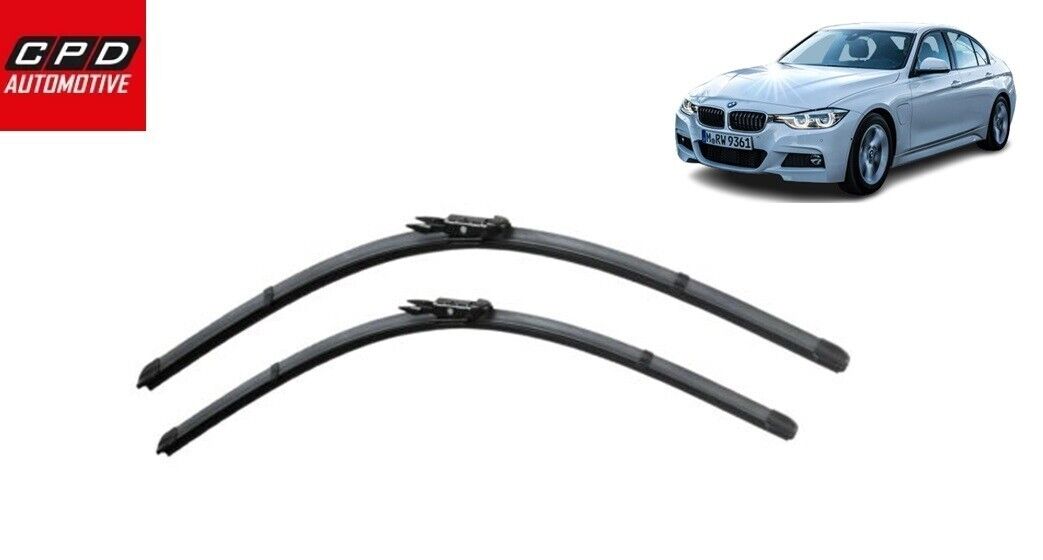 BMW 3 Series F30 G20 330D 320D (2013-ON) Front Aero Wiper Blades 24"+19" Wipers