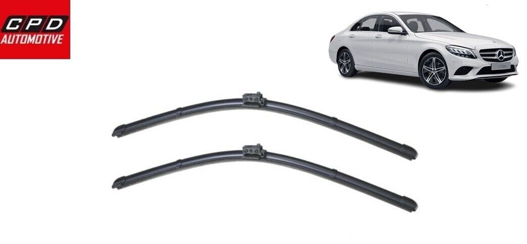 Mercedes C-Class C205 (2014-2021) Front Aero Wiper Blades 22"+22" Wipers Pair