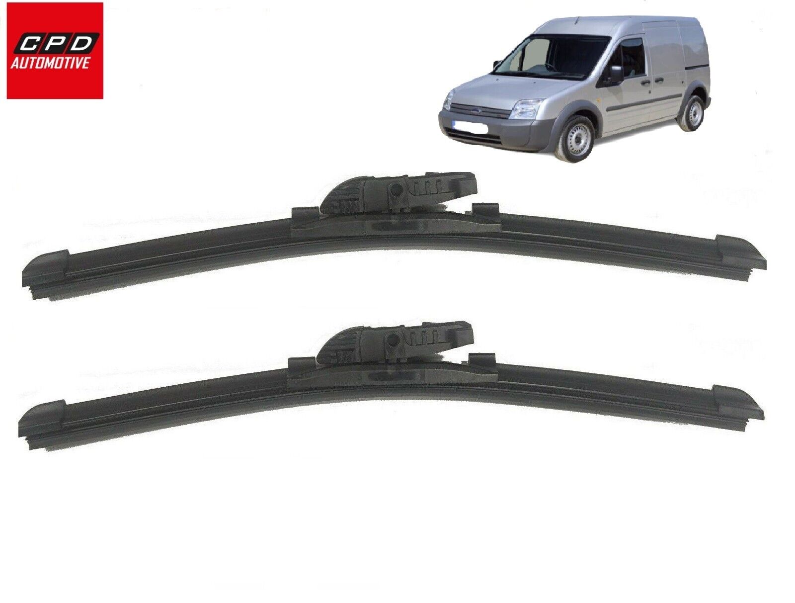 Ford Transit Connect 2002-2013 Front AERO FLAT Wiper Blades 22"+20" Wipers PAIR
