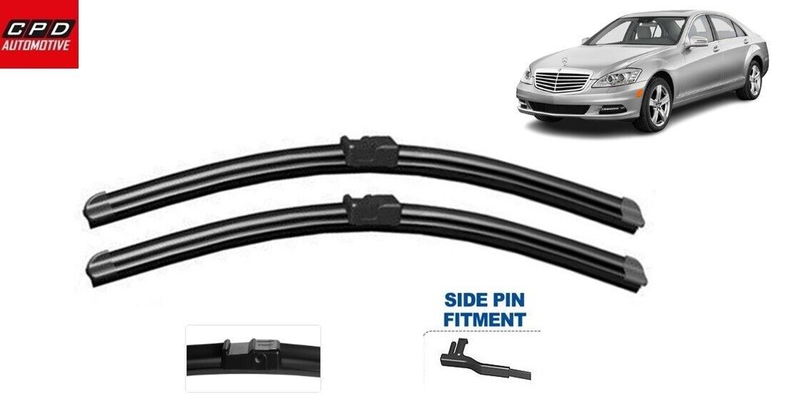 Mercedes-Benz S-Class W221 2005-2013 Front Aero Wiper Blades 28"+28" Wipers Pair