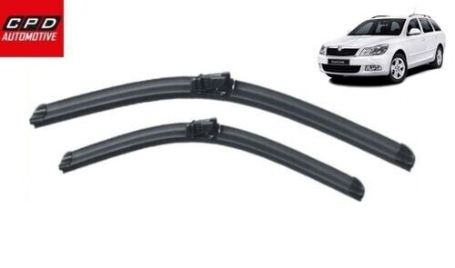 Skoda Octavia Estate Mk2 2004-2012 Front Windscreen Wiper Blades 24"+19" Pair